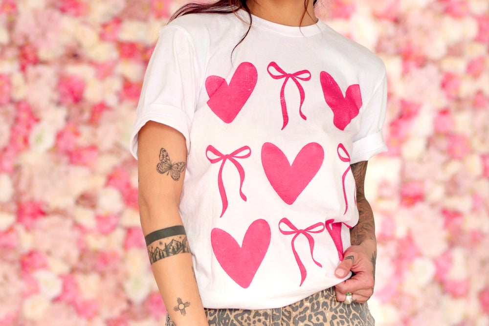 Heart Bow Tee