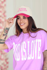 God Is Love Orchid Tee