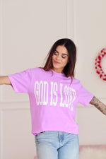 God Is Love Orchid Tee