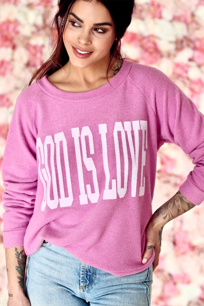 God Is Love Soft Raglan