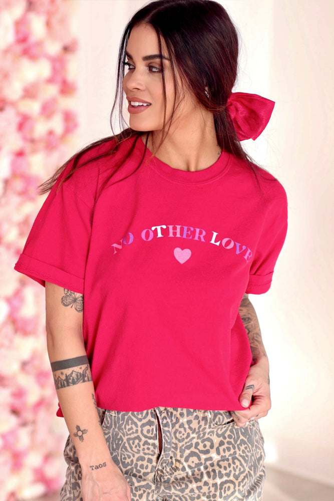 No Other Love Red Tee