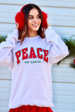 Peace On Earth Soft Fleece Sweatshirt