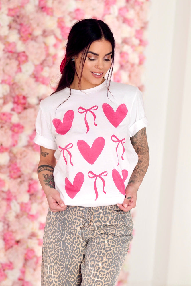 Heart Bow Tee