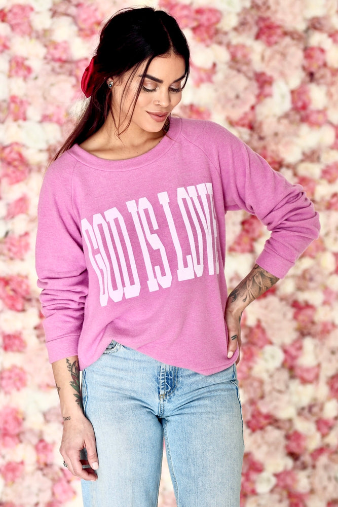 God Is Love Soft Raglan