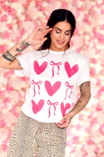 Heart Bow Tee