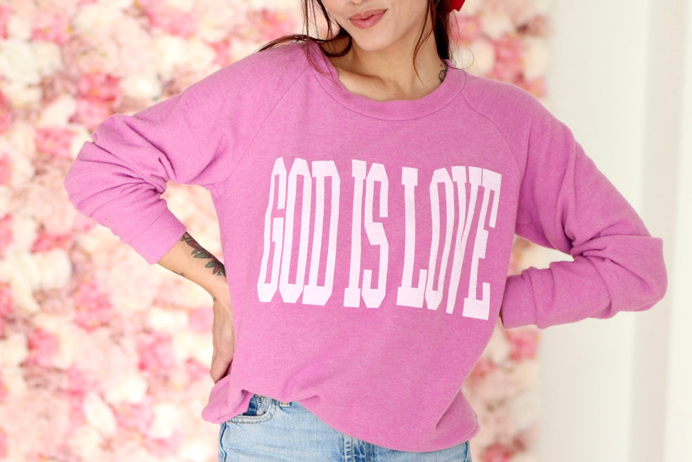 God Is Love Soft Raglan